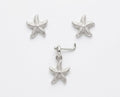 Earrings and charm