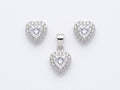 Earrings and charm